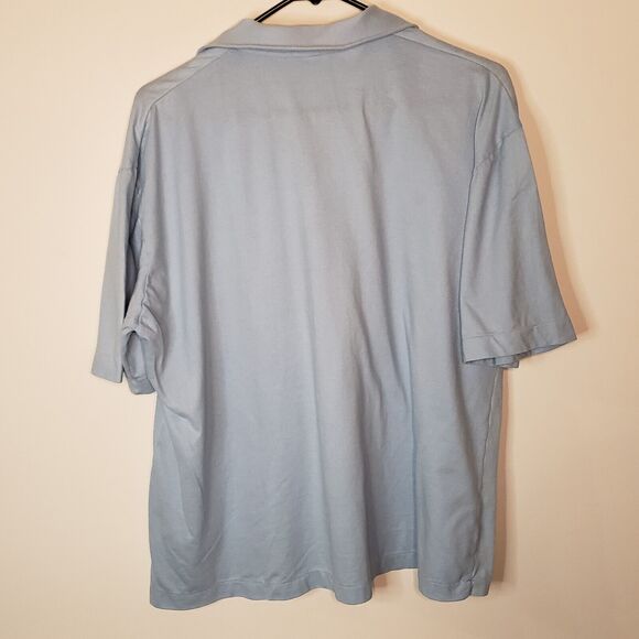 Vintage 70's Inverness Terry Cloth Short Sleeve Pocket Polo Shirt Mens XL 0300 - Picture 7 of 7